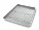 1/2 SHEET BAKING PAN W RACK 17X12